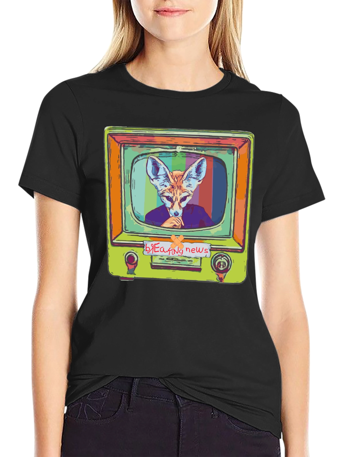Fox News T-Shirt - Mens Black Graphic Tee