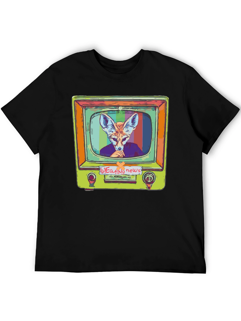Fox News T-Shirt - Mens Black Graphic Tee