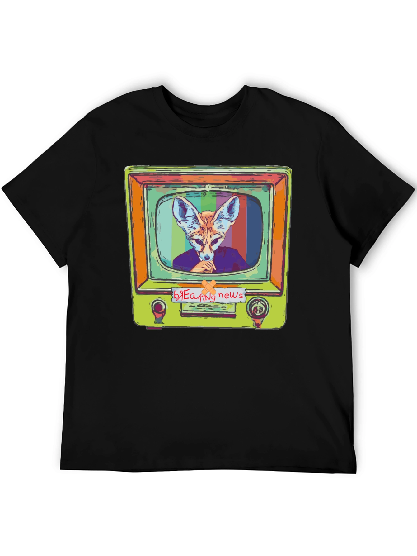 Fox News T-Shirt - Mens Black Graphic Tee