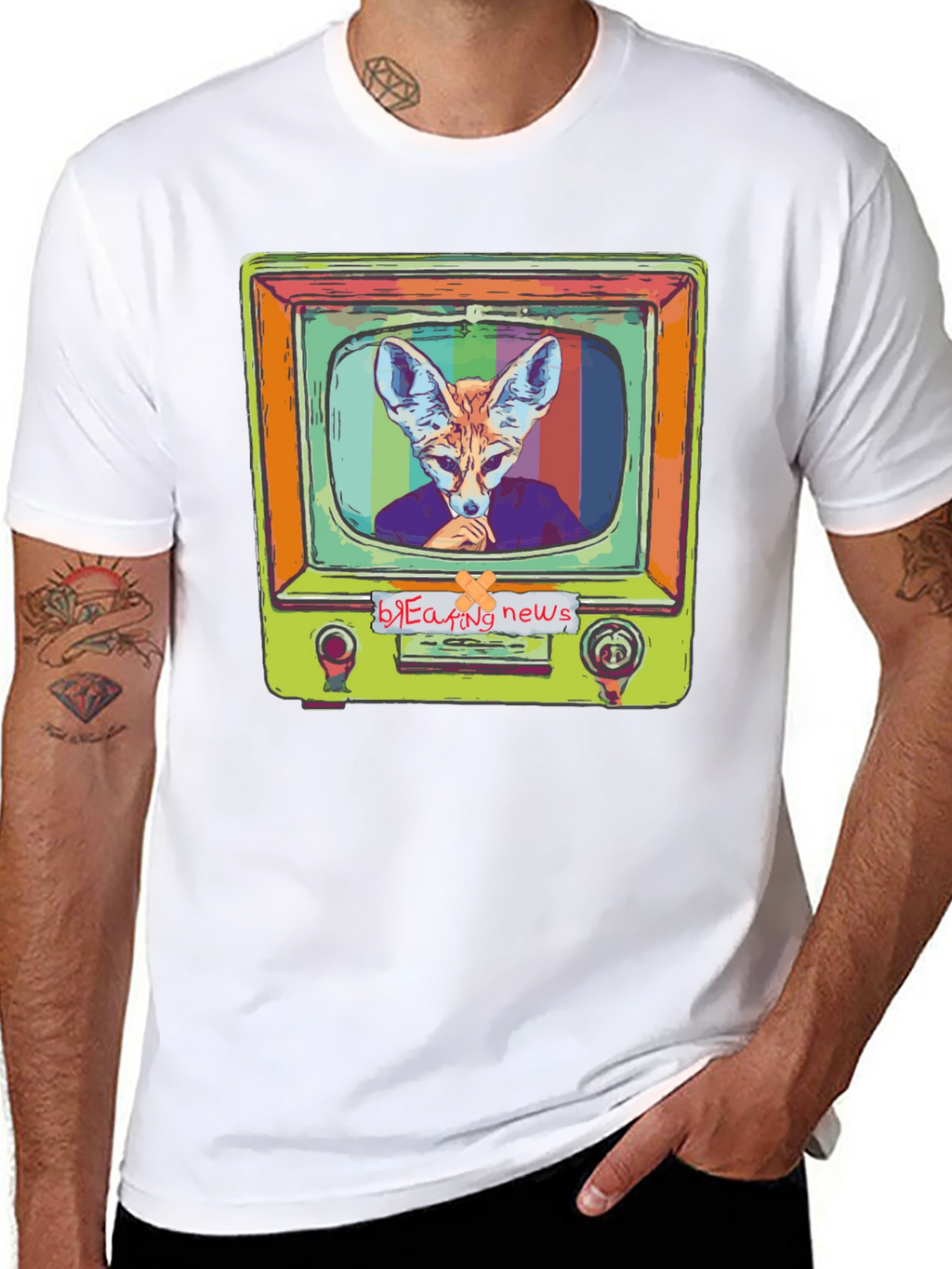 Fox News T-Shirt - Mens Black Graphic Tee