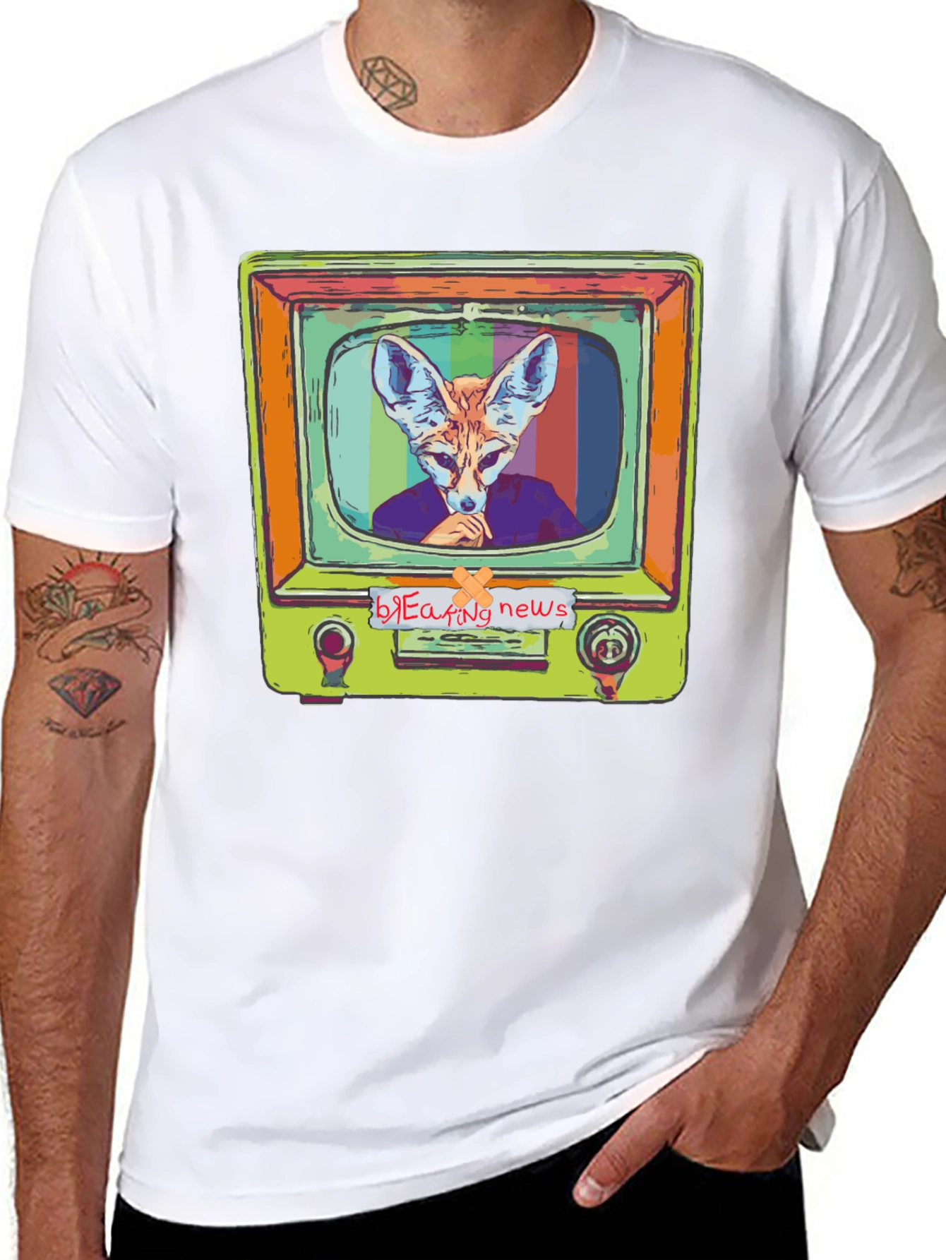Fox News T-Shirt - Mens Black Graphic Tee