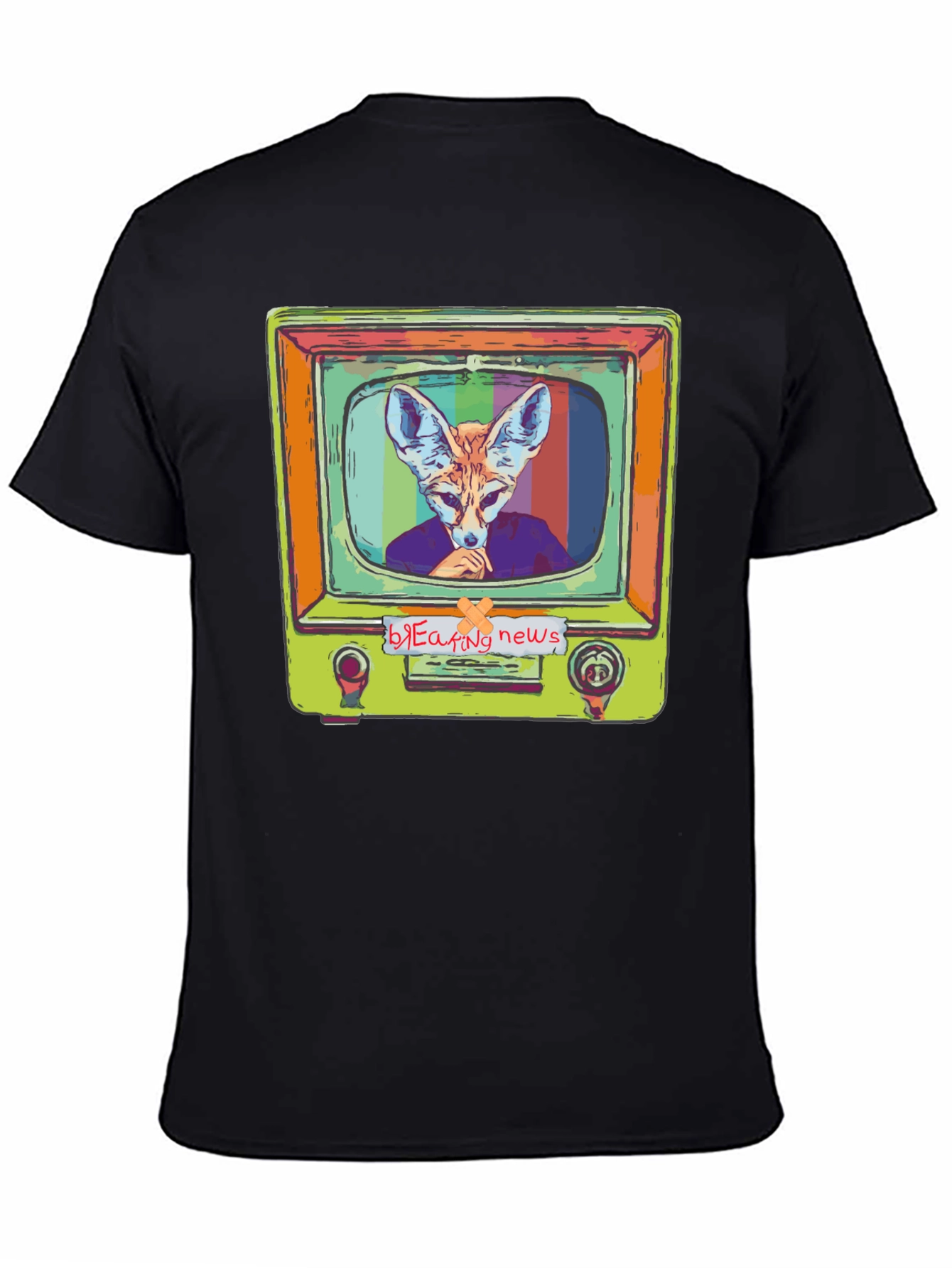Fox News T-Shirt - Mens Black Graphic Tee