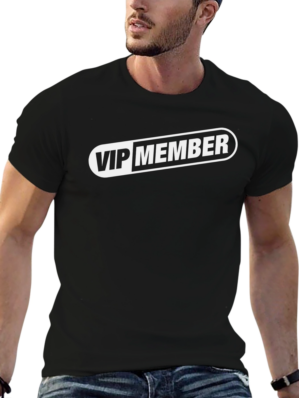 VIP Member Graphic Tee - Premium Cotton Comfort