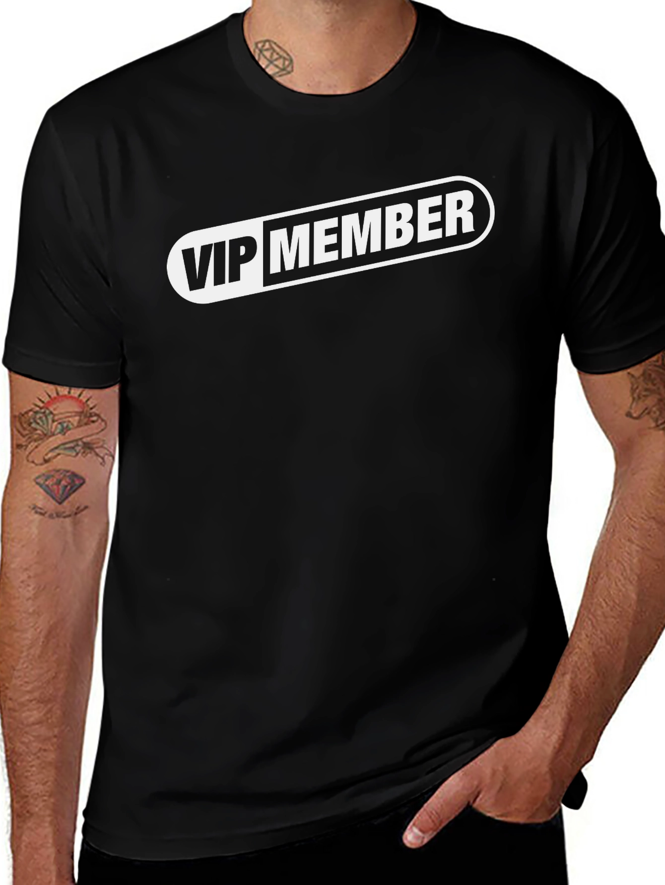 VIP Member Graphic Tee - Premium Cotton Comfort