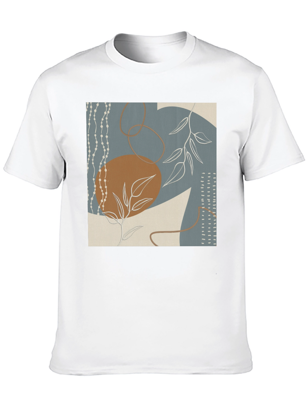 Abstract Art Print Black Tee