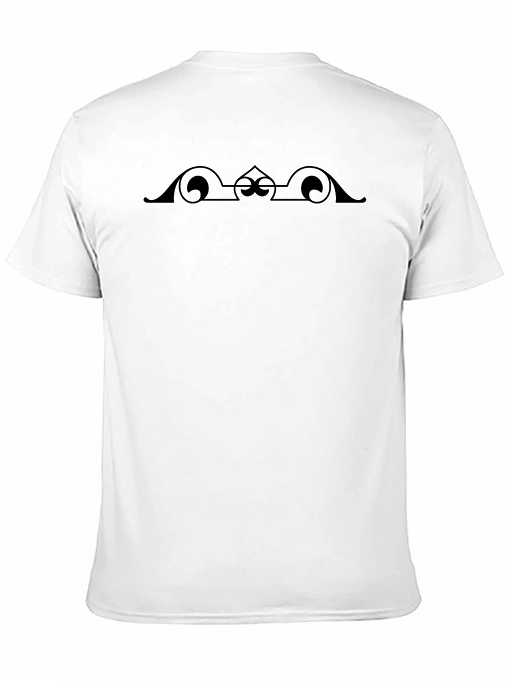 Elegant Black Graphic Print Tee