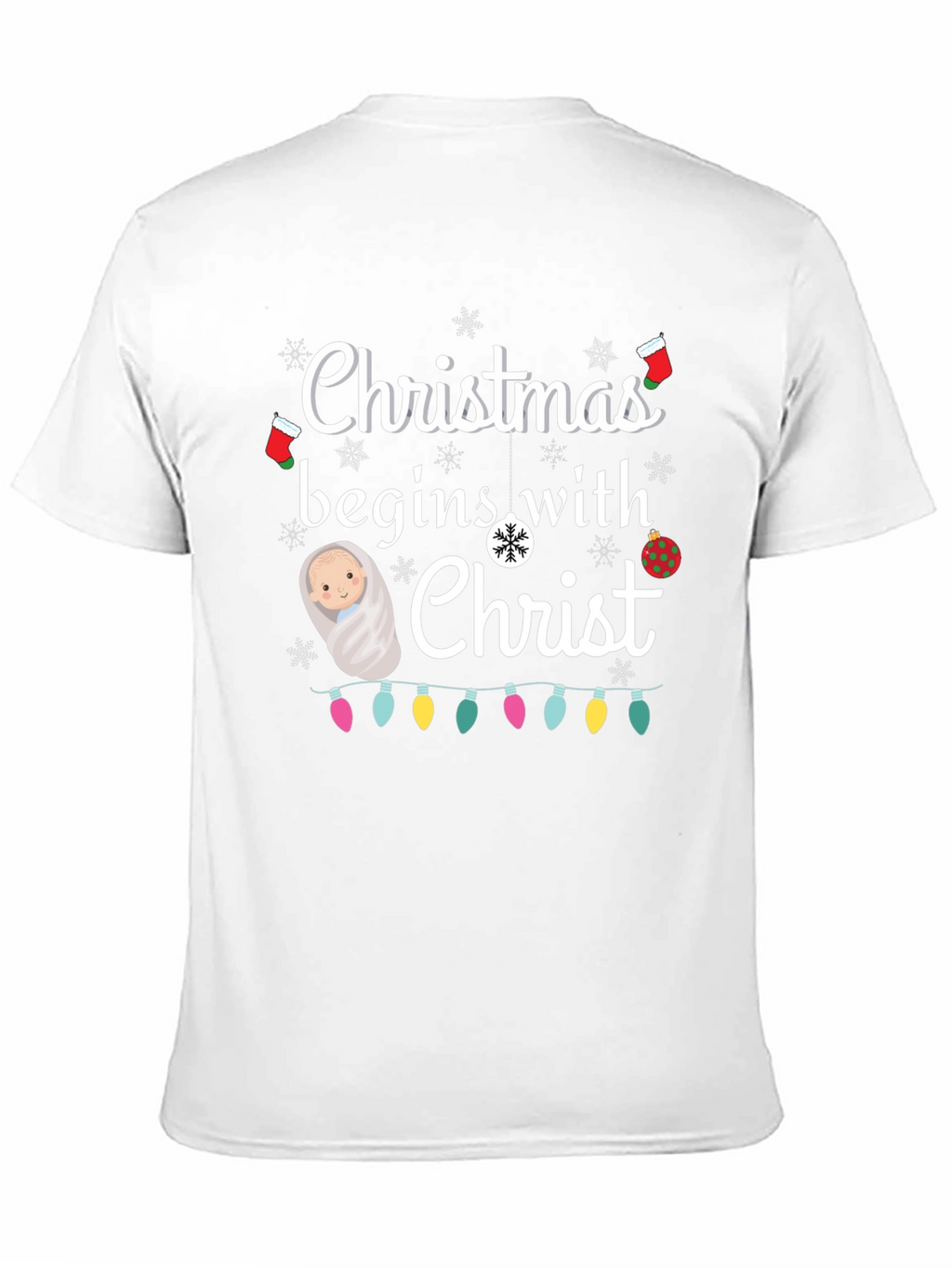 Christmas Begins with Christ T-Shirt