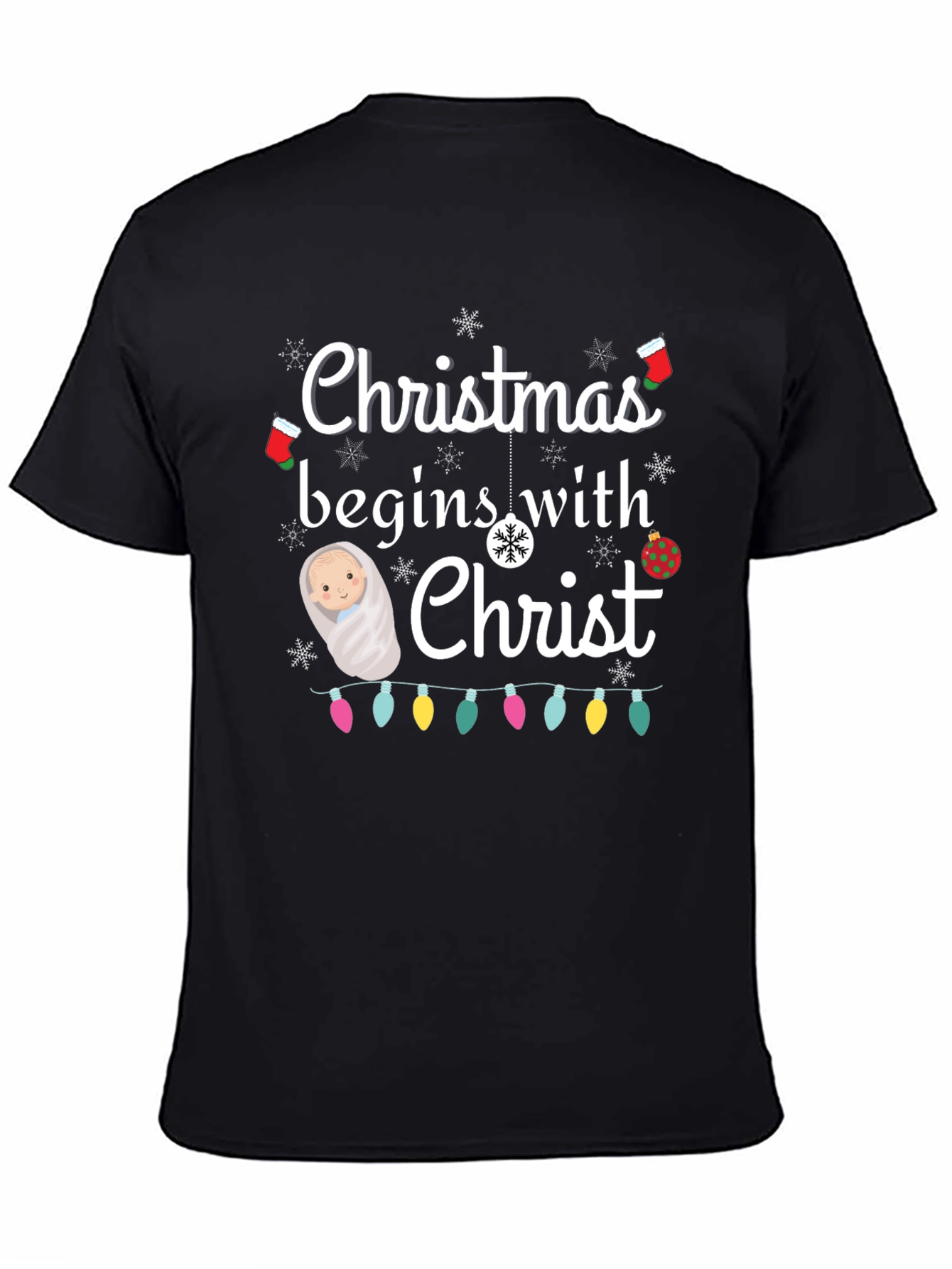 Christmas Begins with Christ T-Shirt