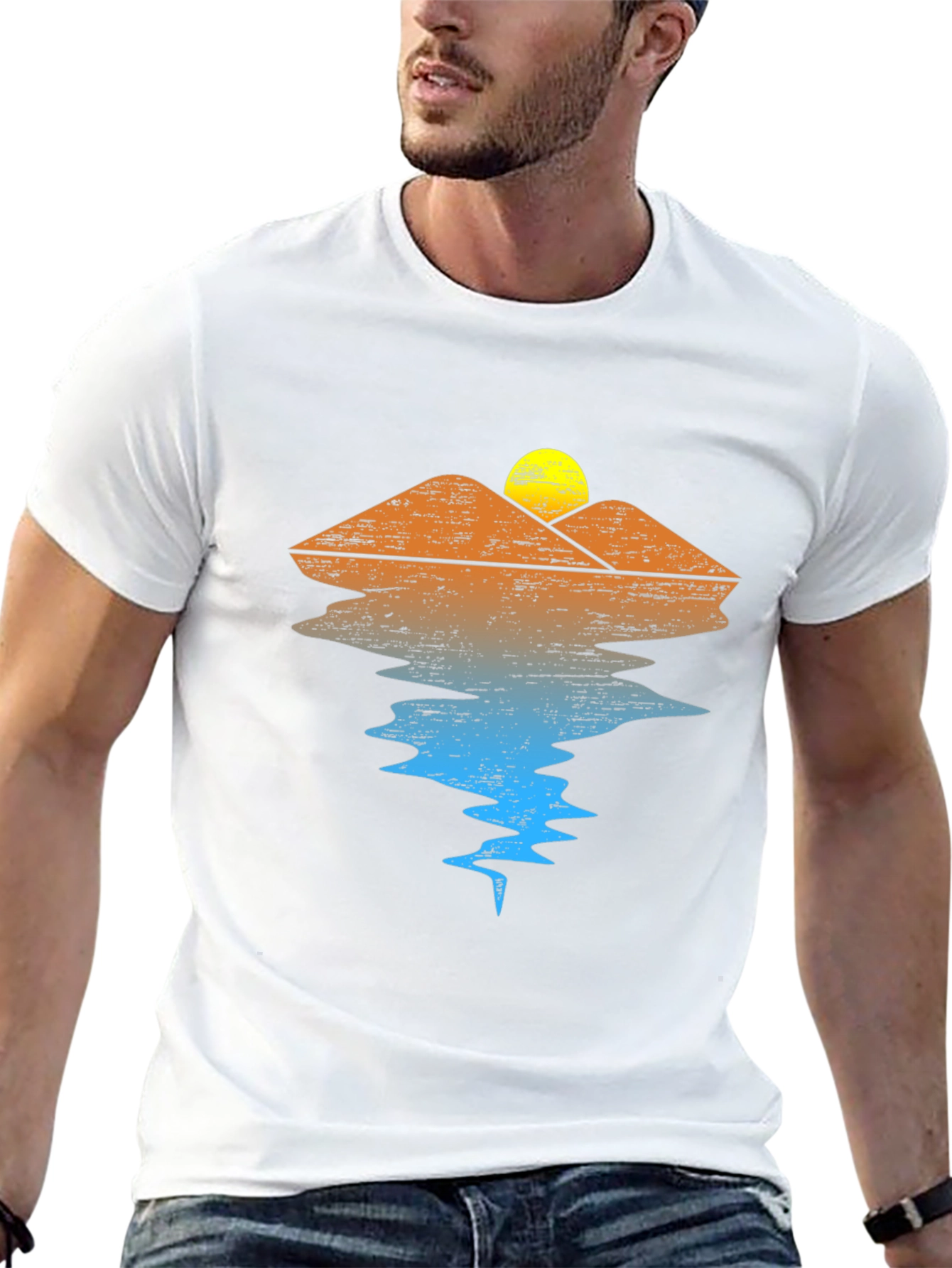 Sunset Mountain Reflection T-Shirt