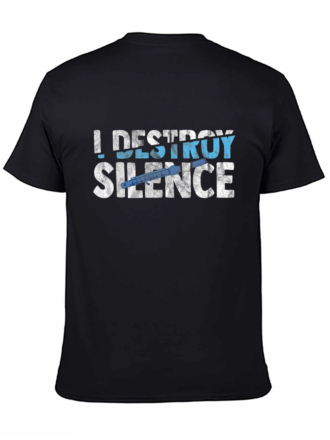 I Destroy Silence T-Shirt - Musician Gift Tee