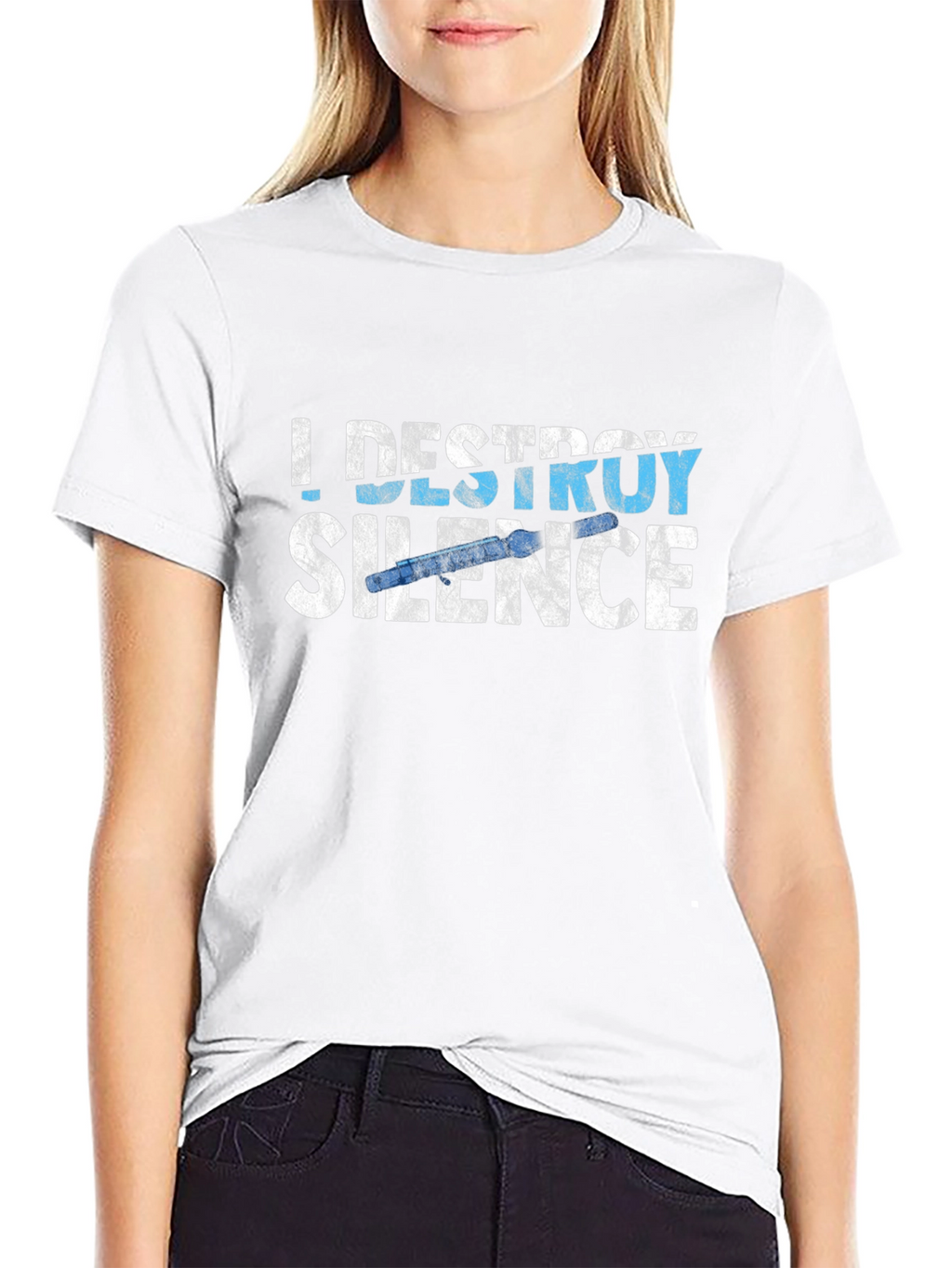 I Destroy Silence T-Shirt - Musician Gift Tee