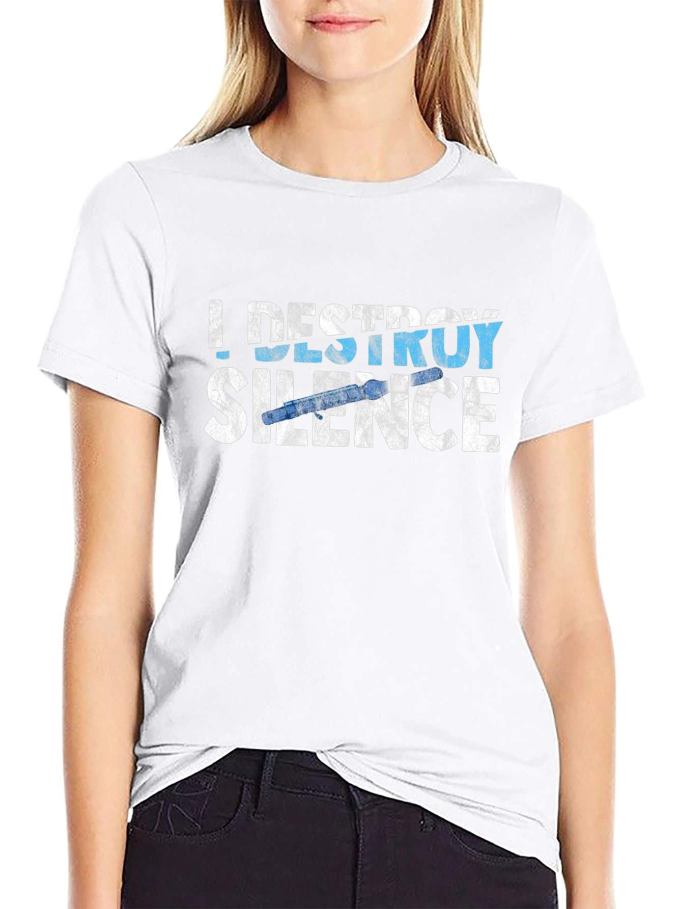 I Destroy Silence T-Shirt - Musician Gift Tee