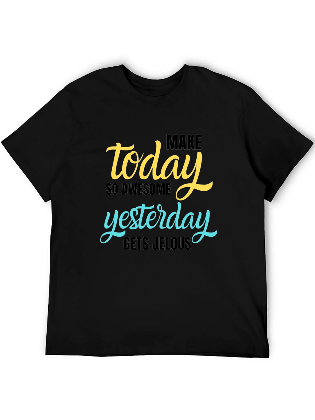 Awesome Today Graphic Tee - Black