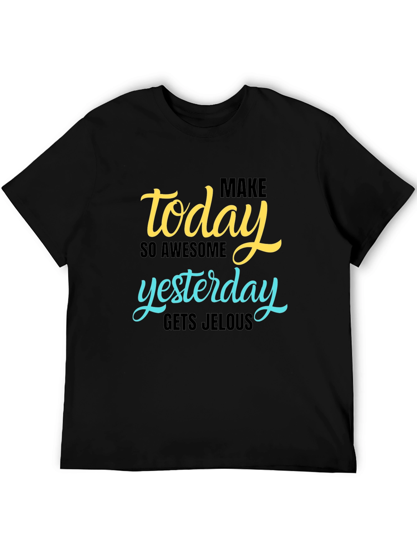 Awesome Today Graphic Tee - Black
