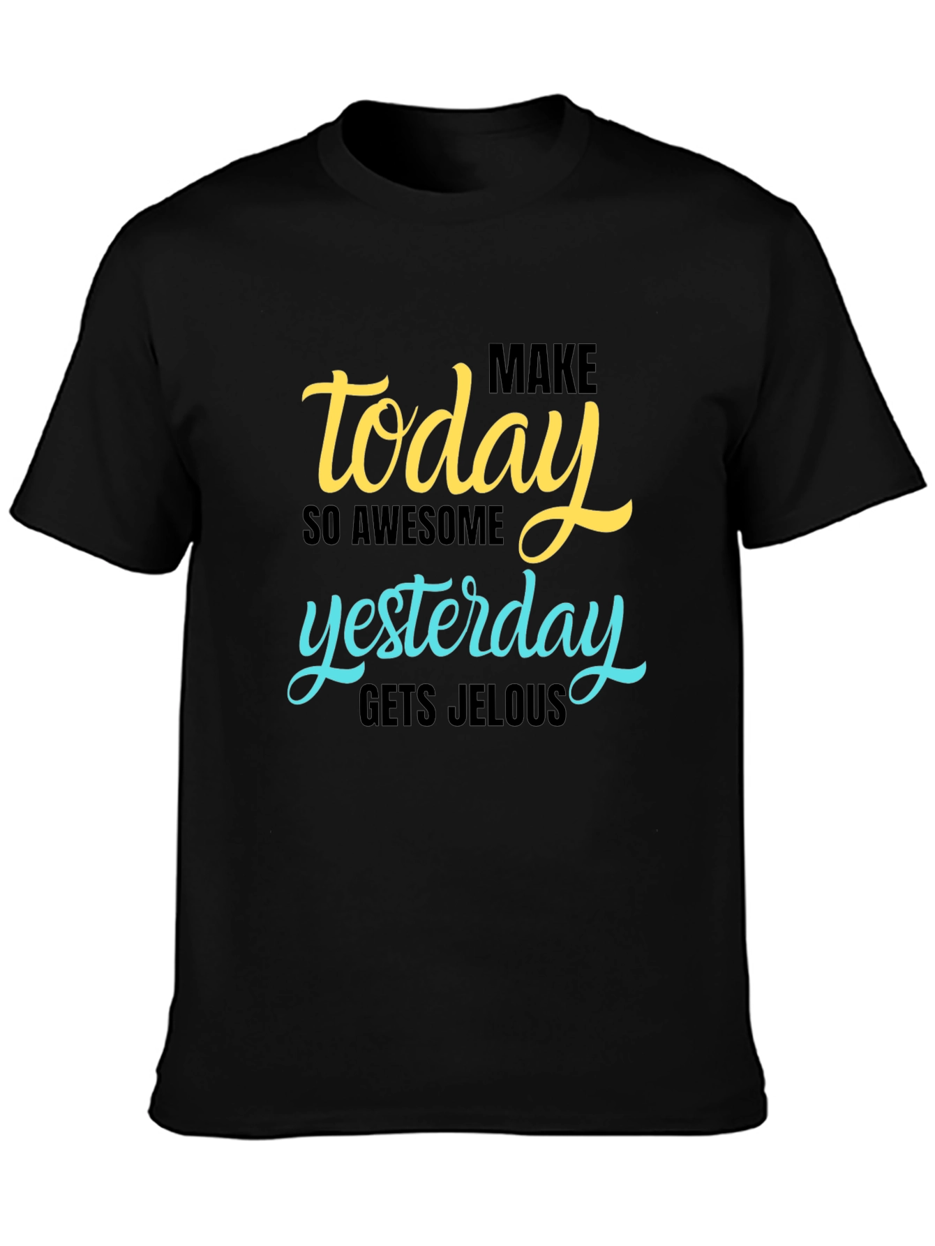 Awesome Today Graphic Tee - Black