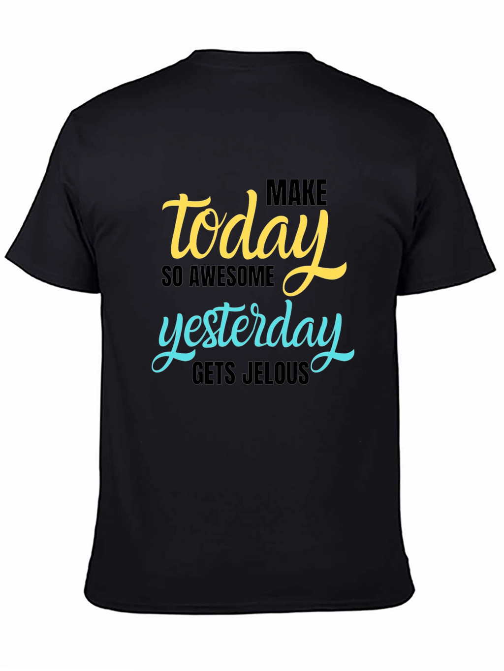 Awesome Today Graphic Tee - Black