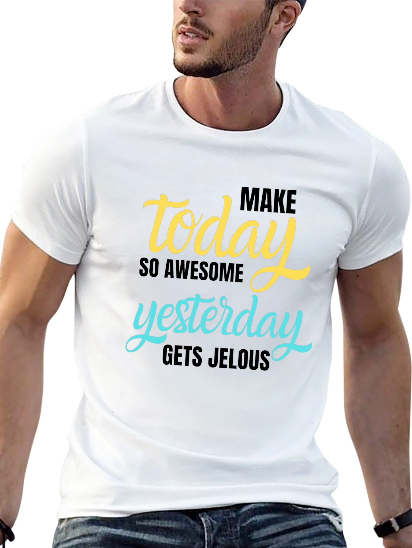 Awesome Today Graphic Tee - Black