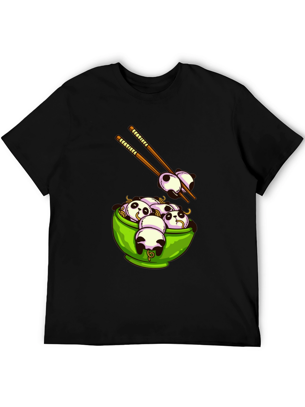 Panda Ramen Graphic T-Shirt