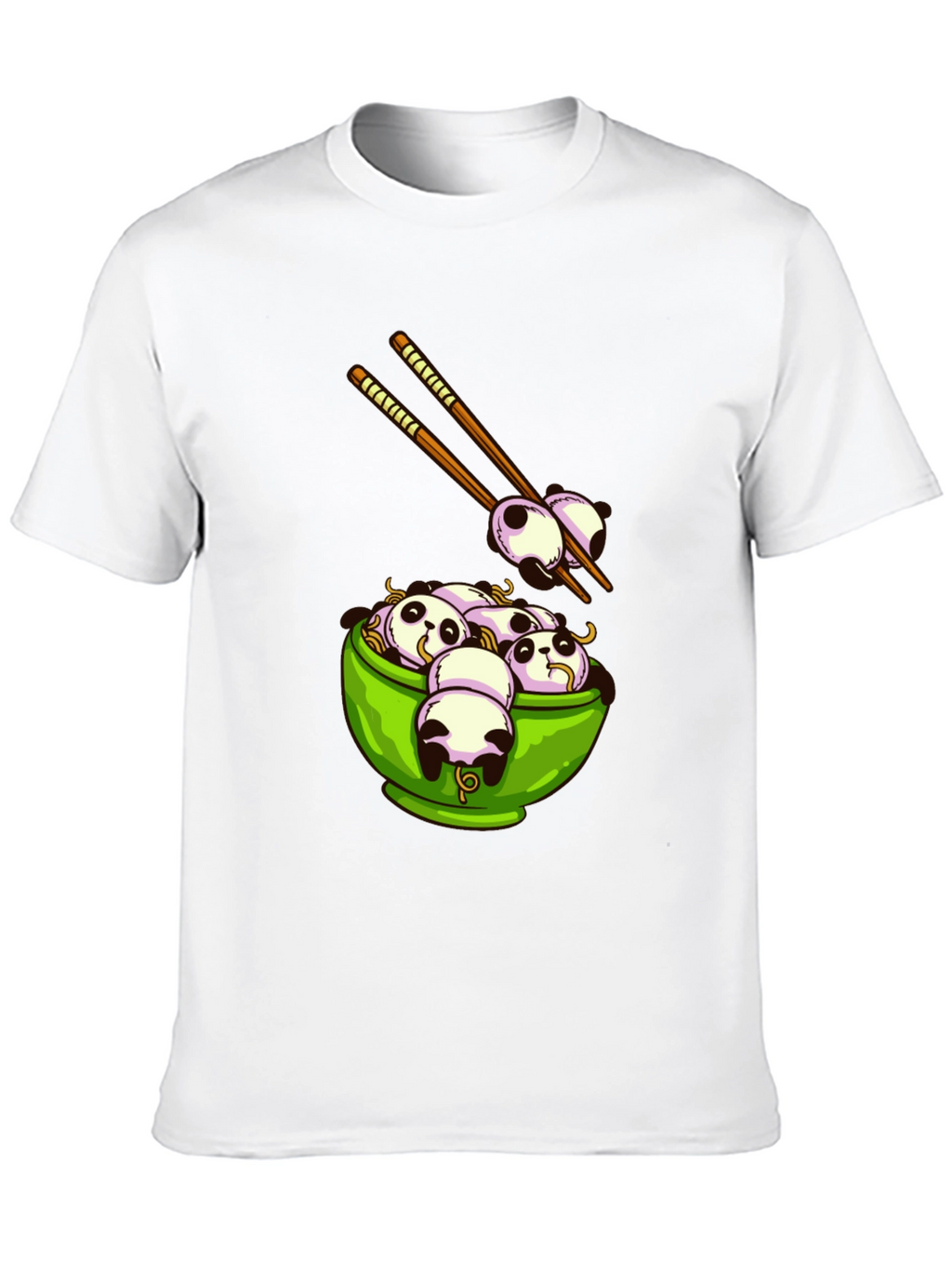 Panda Ramen Graphic T-Shirt
