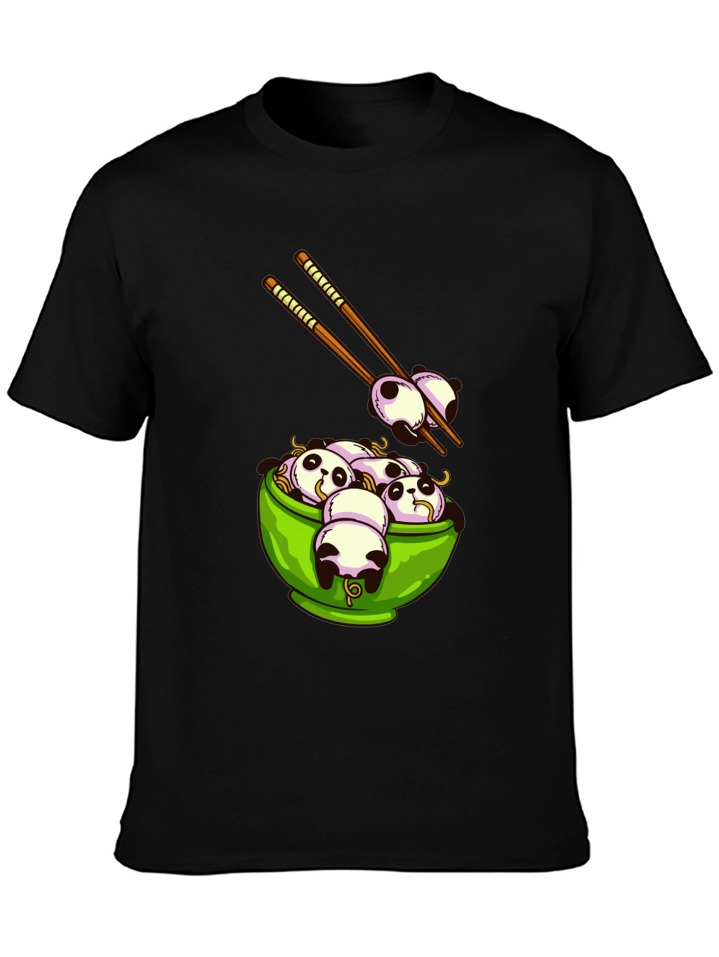 Panda Ramen Graphic T-Shirt