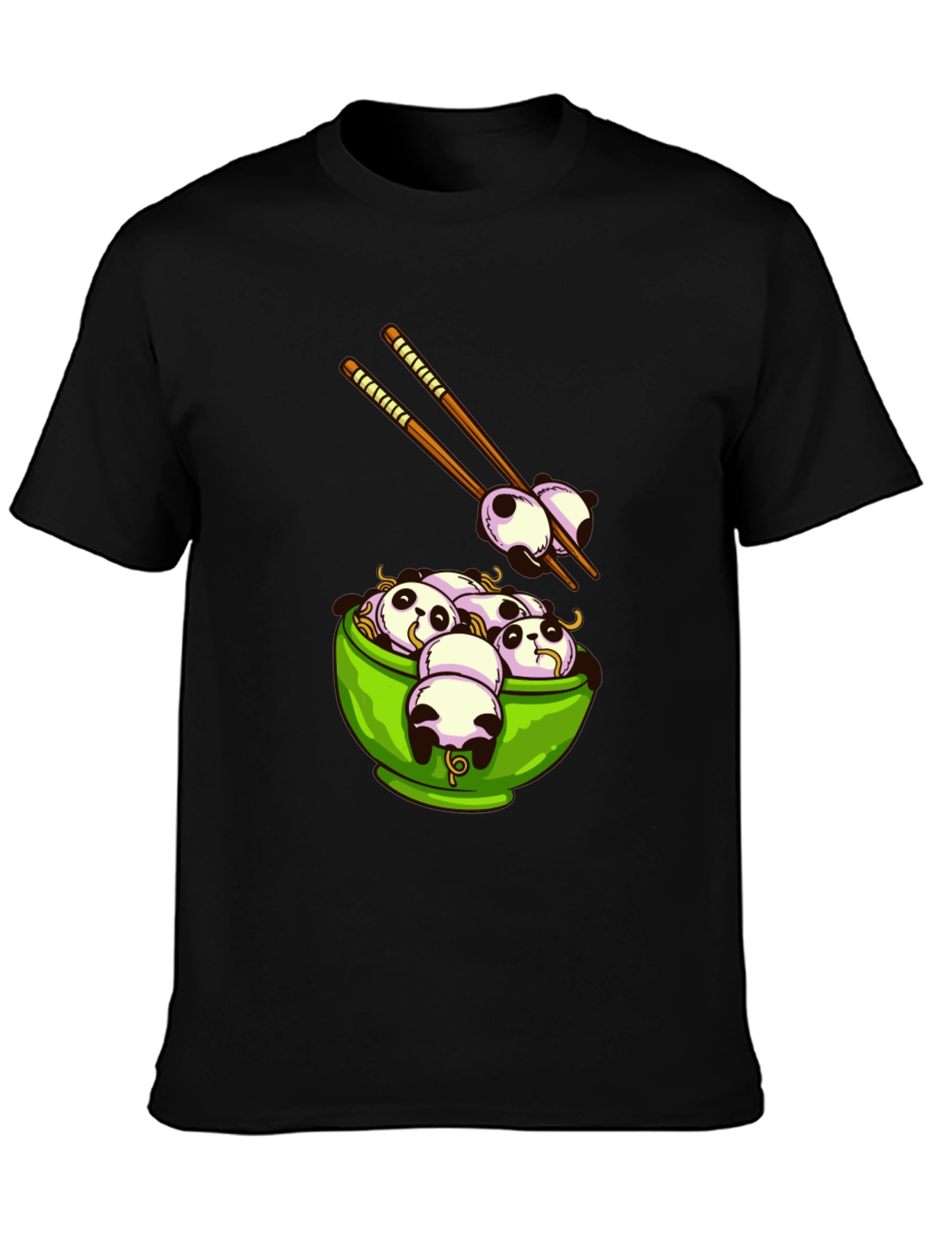 Panda Ramen Graphic T-Shirt