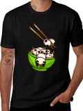 Panda Ramen Graphic T-Shirt