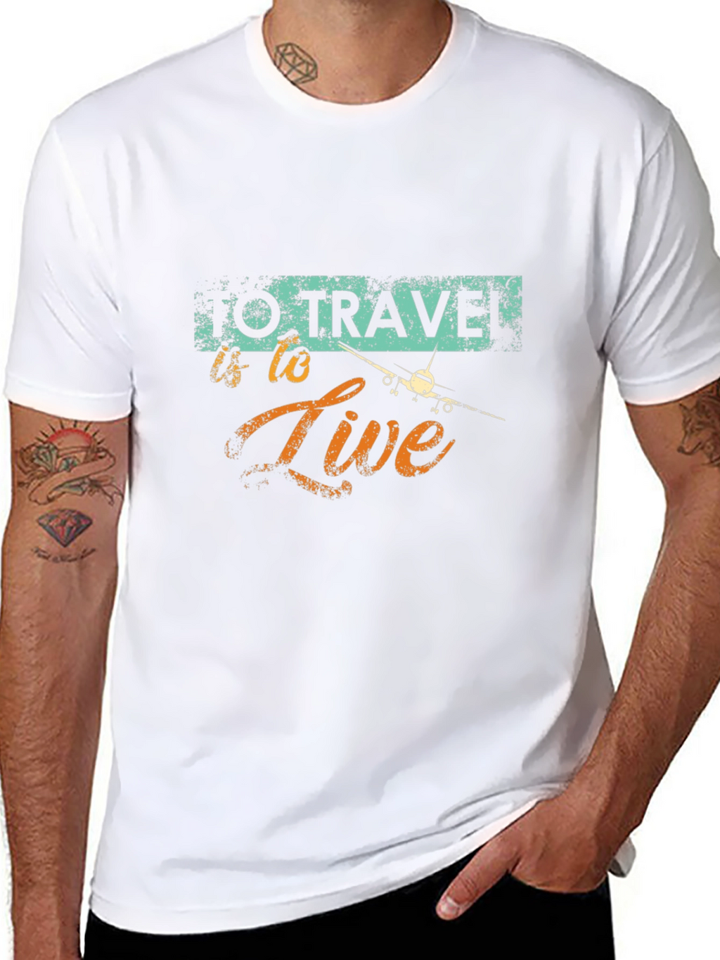 Travel to Live Graphic Tee