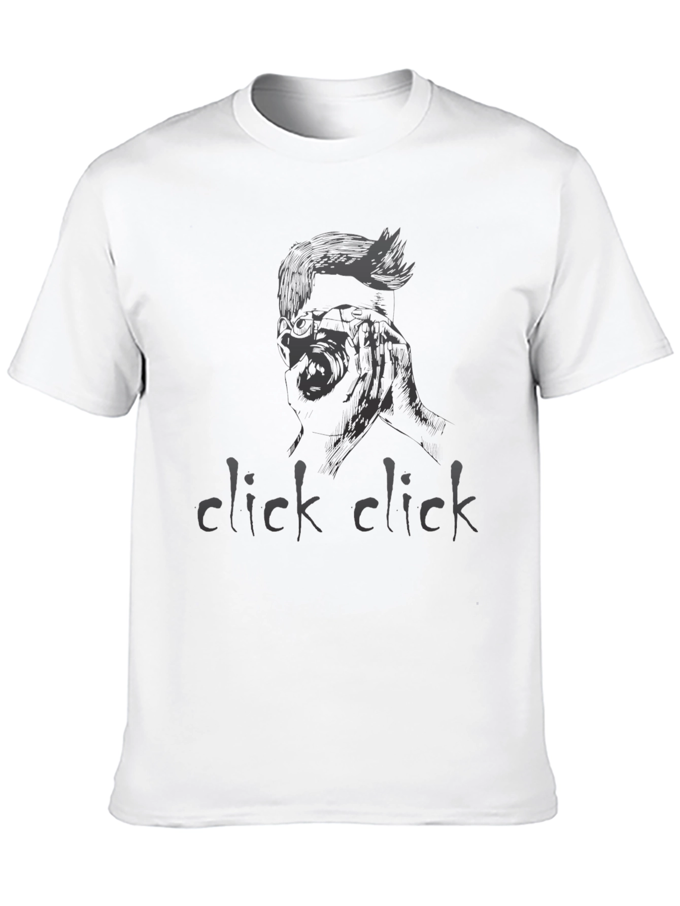 Click Click Graphic Tee - Edgy Style