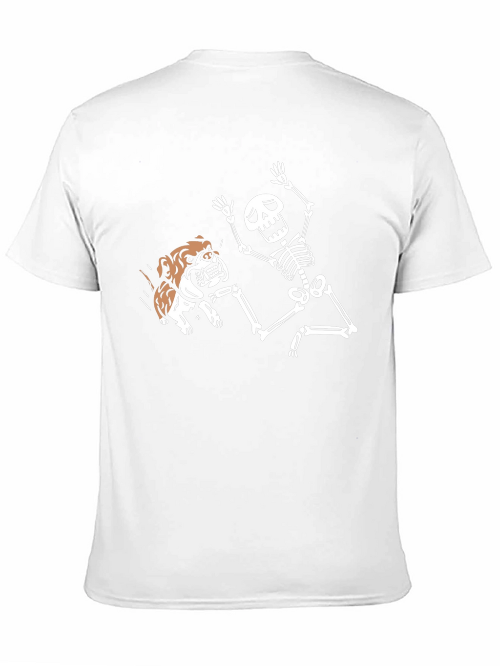 Skeleton & Bulldog Graphic Tee - Black T-Shirt