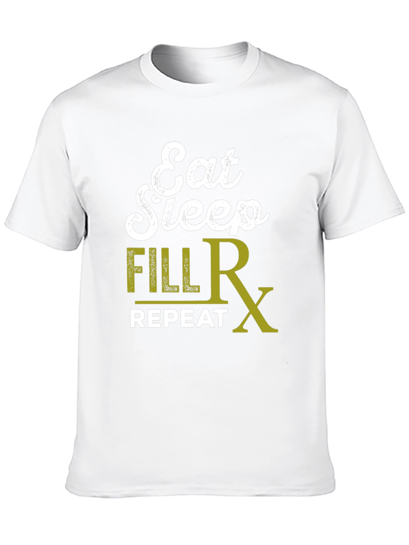 Eat Sleep Fill Rx Repeat Graphic T-Shirt