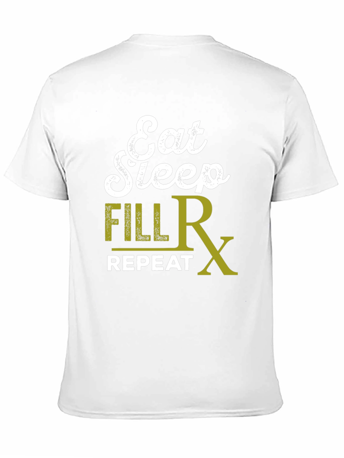 Eat Sleep Fill Rx Repeat Graphic T-Shirt