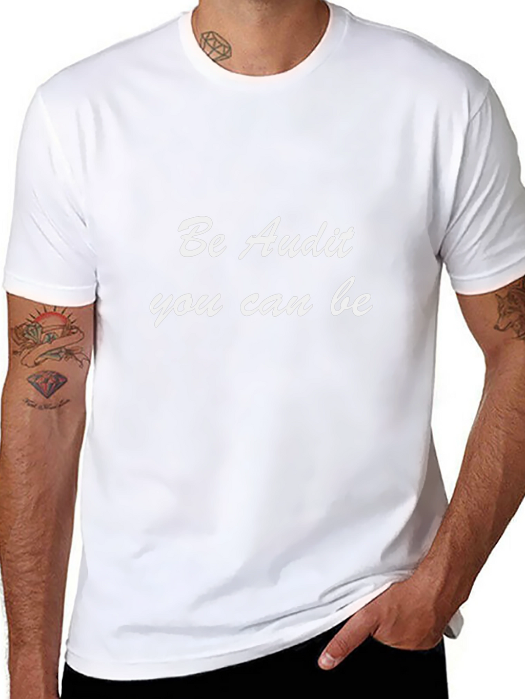 Be Audit You Can Be Black T-Shirt