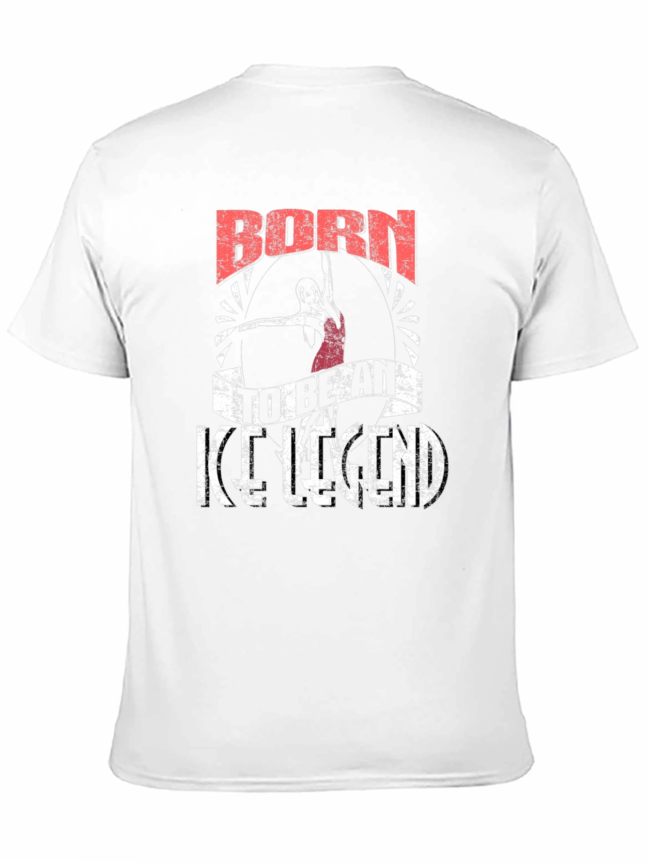 Born To Be An Ice Legend Black T-Shirt