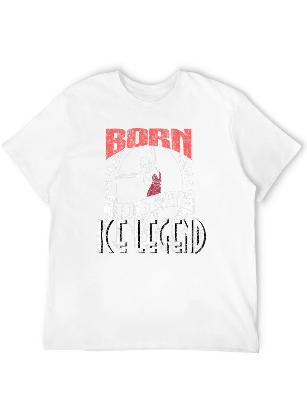 Born To Be An Ice Legend Black T-Shirt