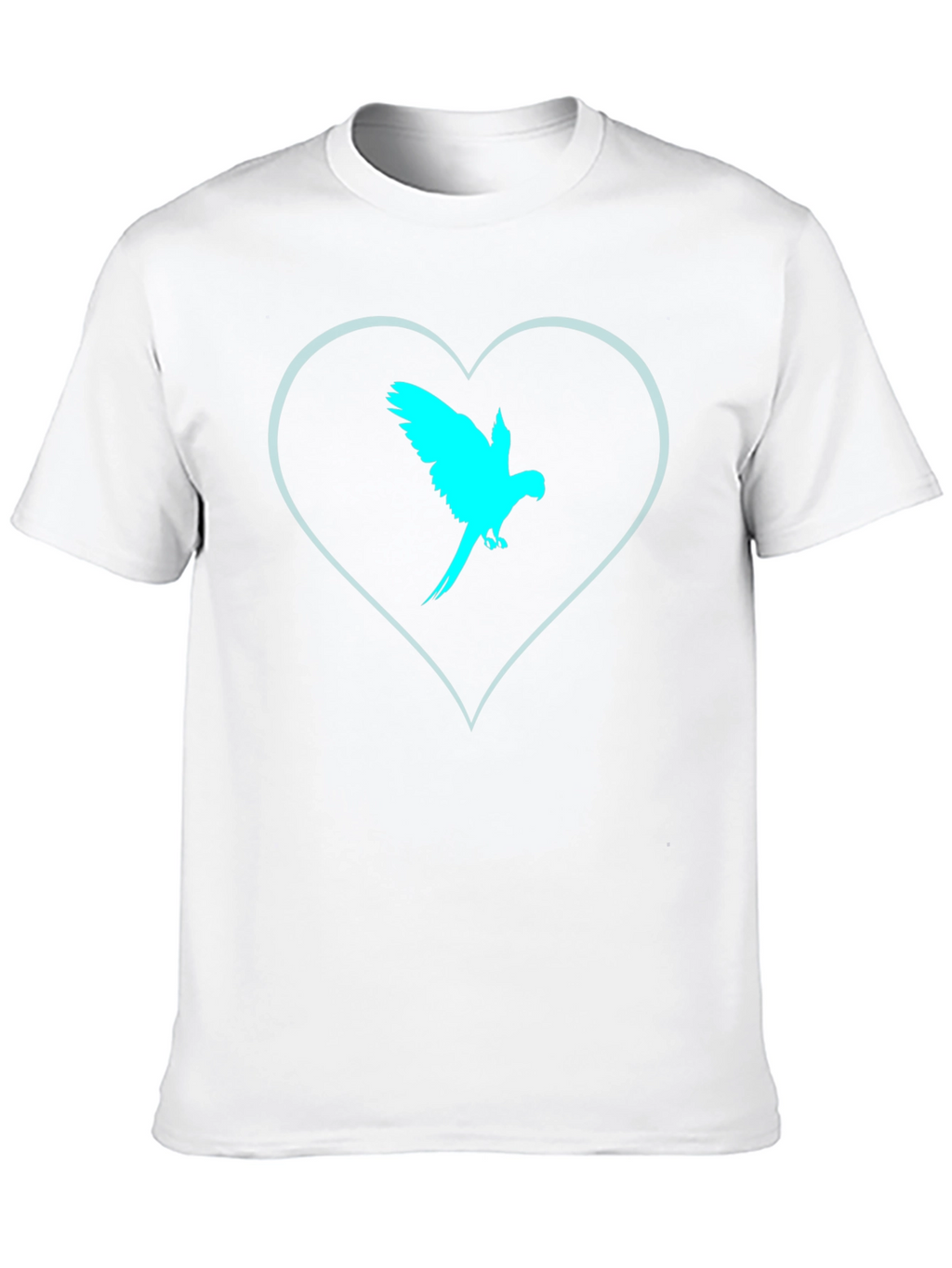 Parrot Heart Tee - Cool Graphic T-Shirt
