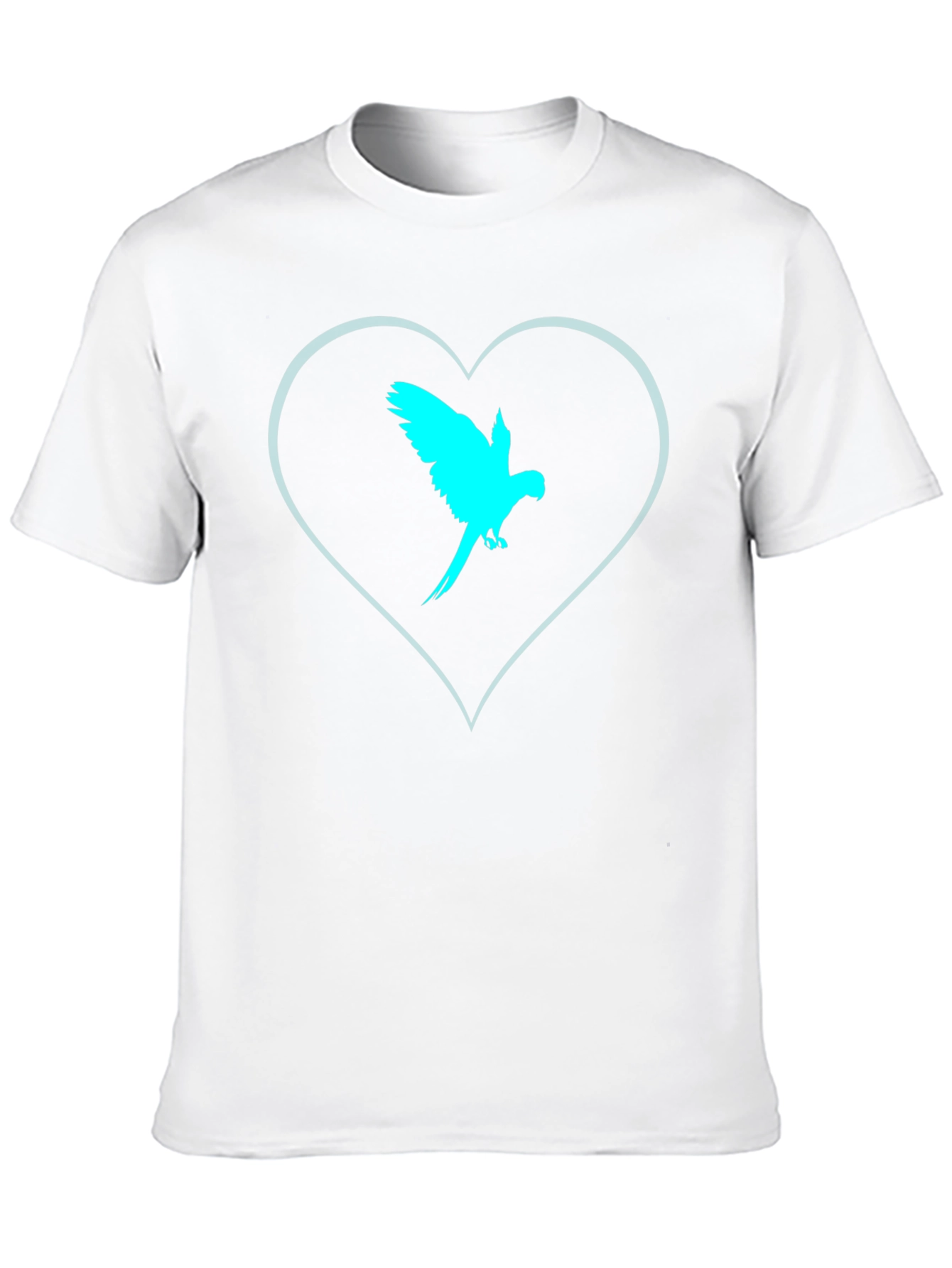 Parrot Heart Tee - Cool Graphic T-Shirt