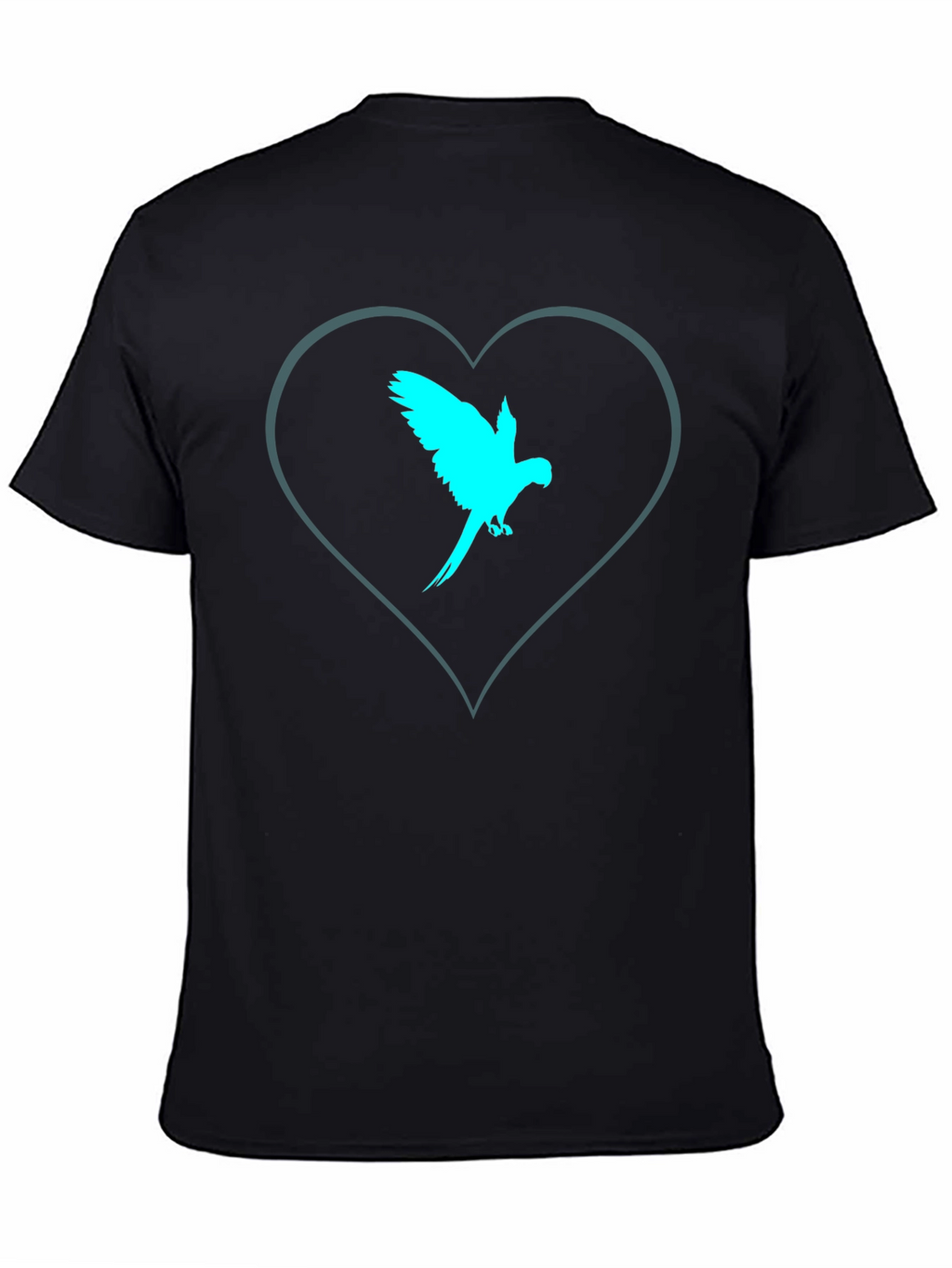 Parrot Heart Tee - Cool Graphic T-Shirt