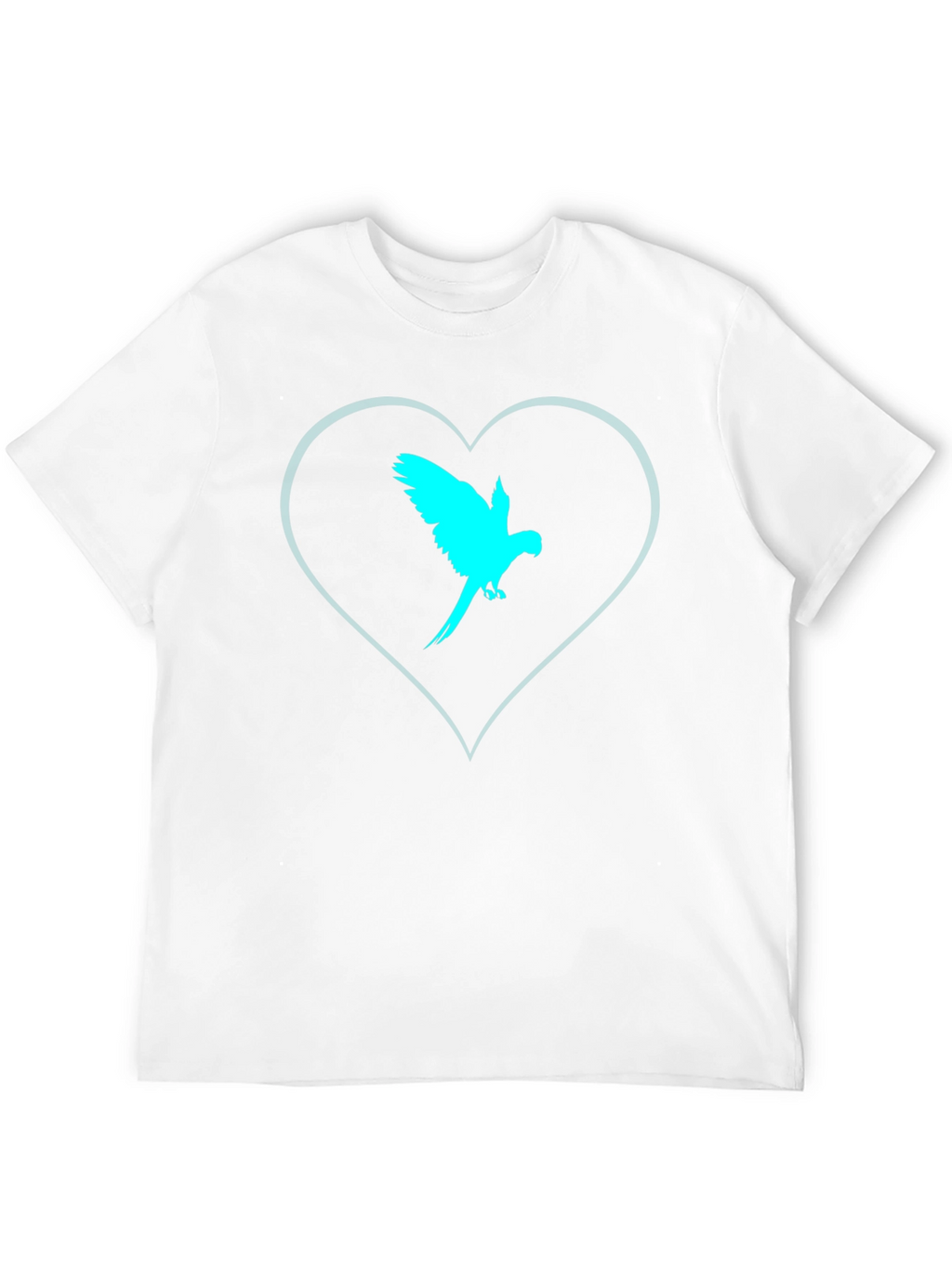 Parrot Heart Tee - Cool Graphic T-Shirt