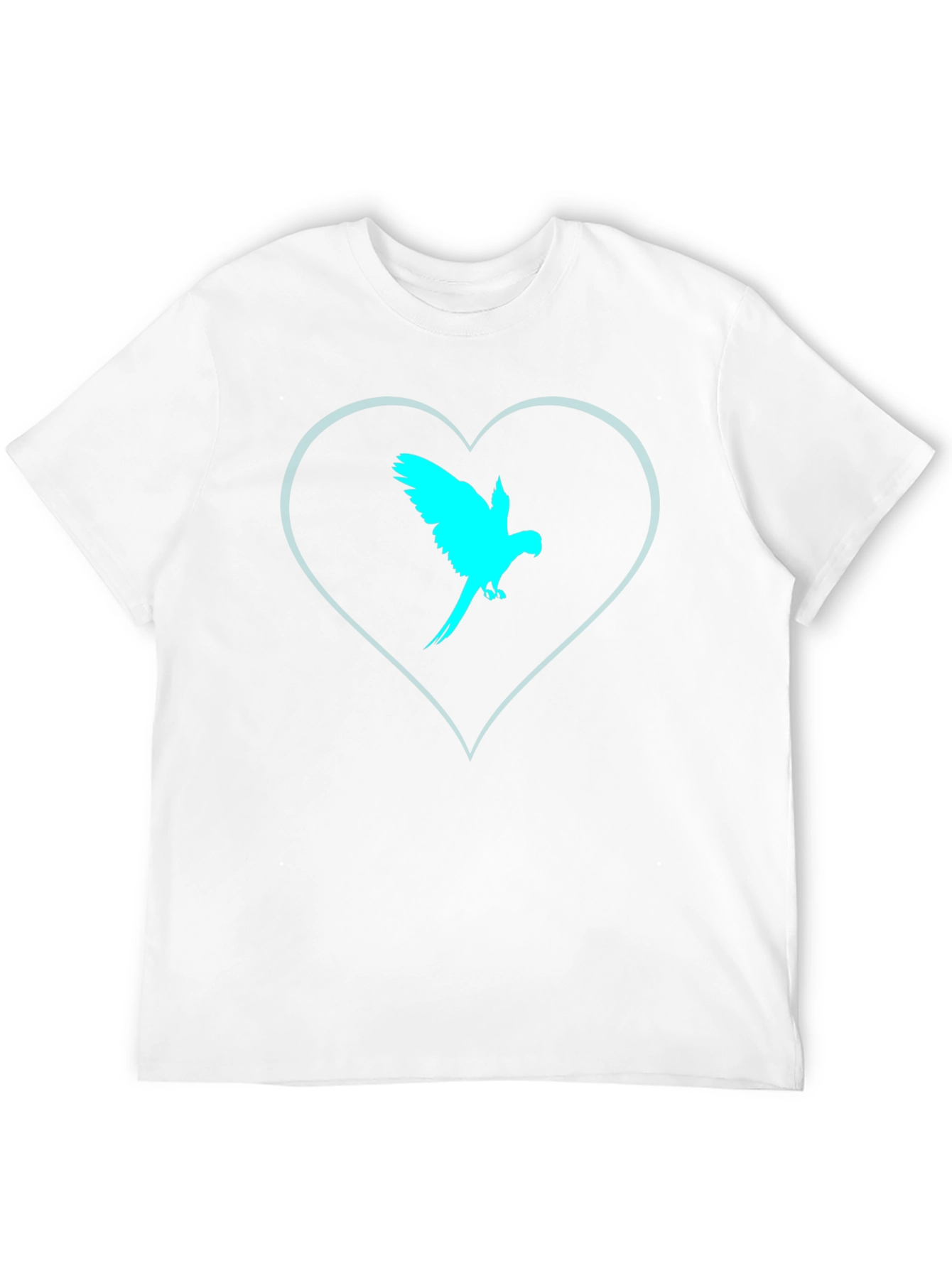 Parrot Heart Tee - Cool Graphic T-Shirt