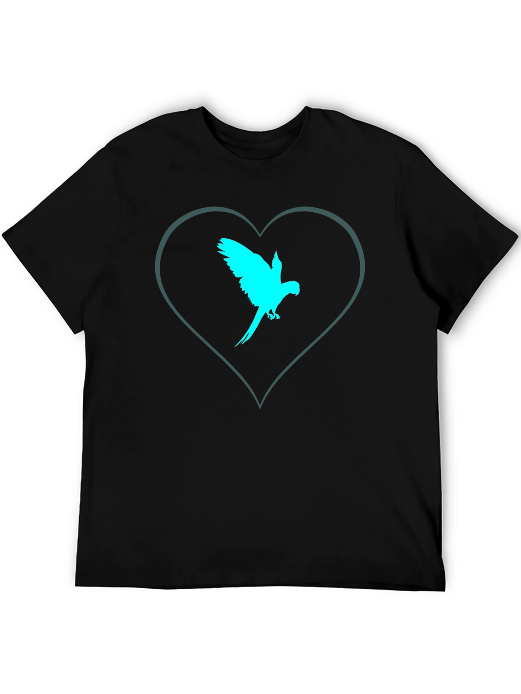 Parrot Heart Tee - Cool Graphic T-Shirt