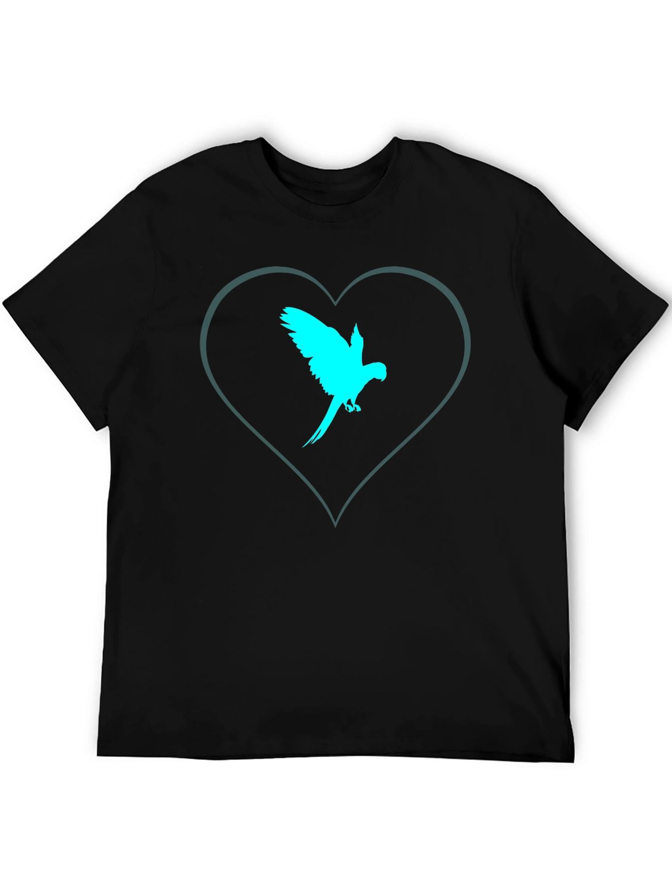 Parrot Heart Tee - Cool Graphic T-Shirt