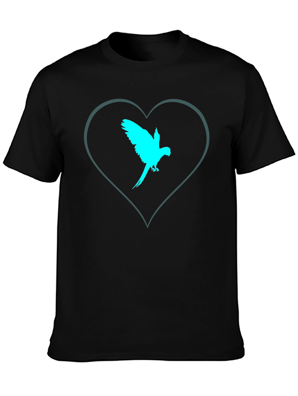 Parrot Heart Tee - Cool Graphic T-Shirt