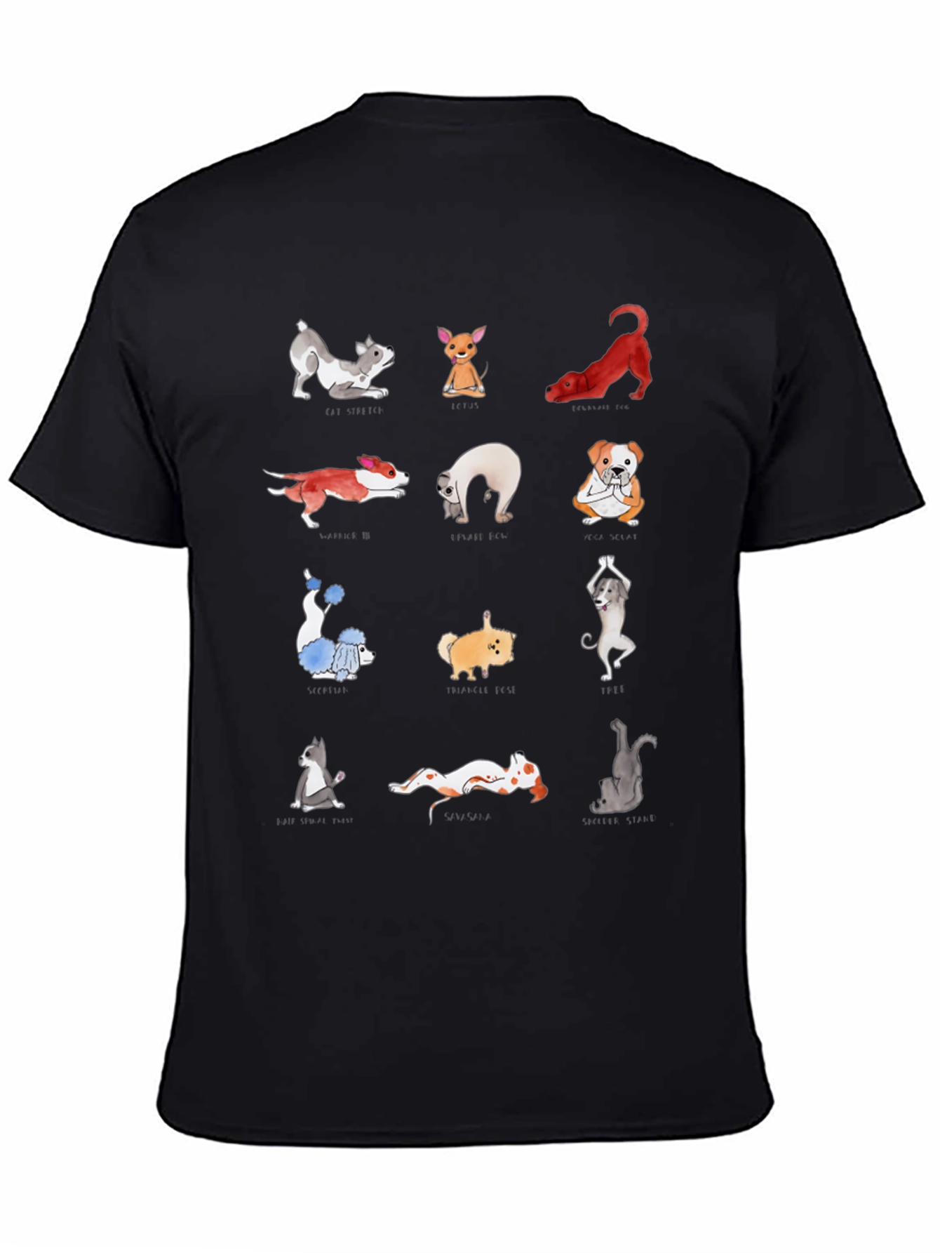 Yoga Dog T-Shirt - Unique Graphic Tee for Animal Lovers