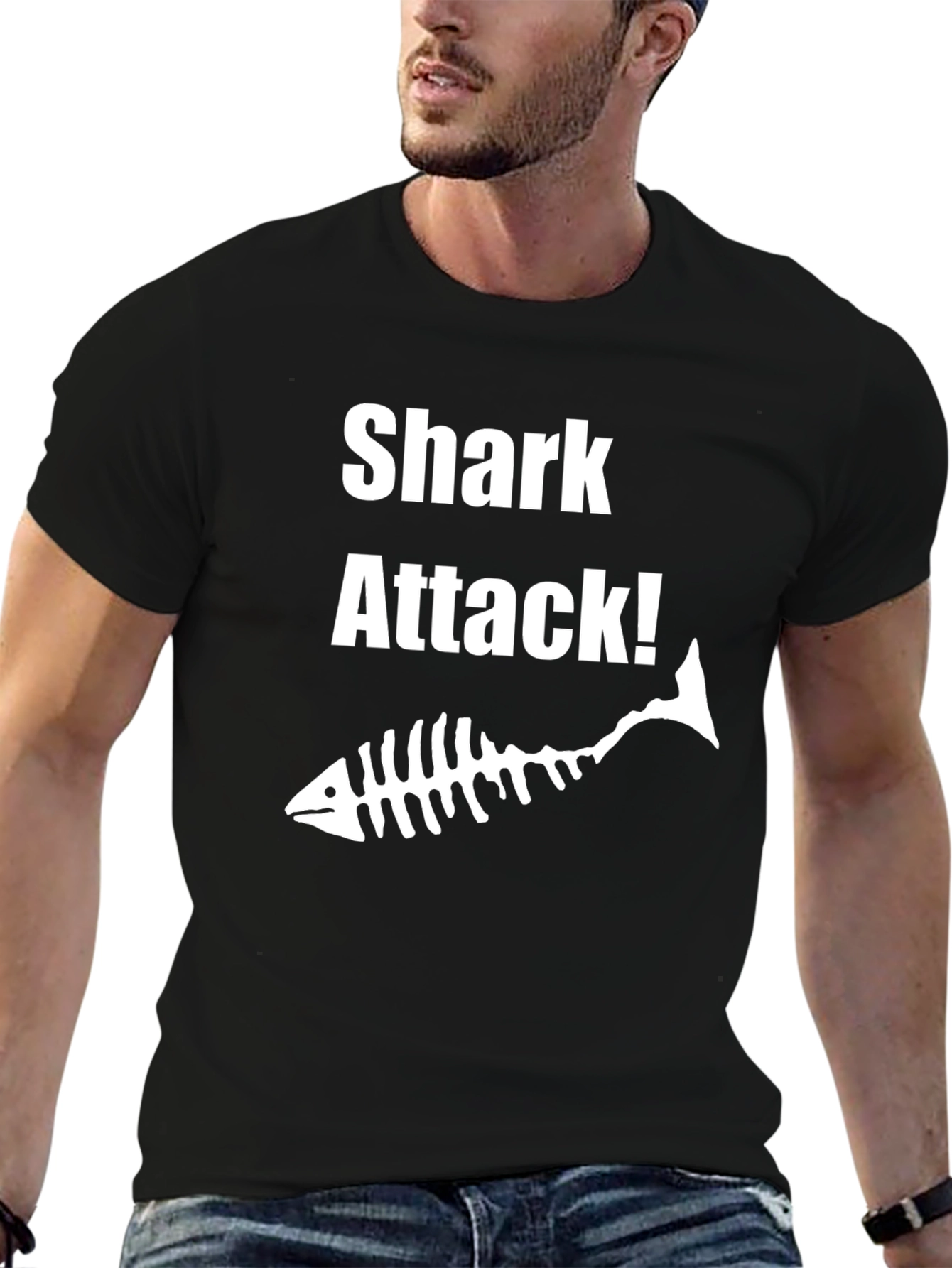 Shark Attack Graphic T-Shirt