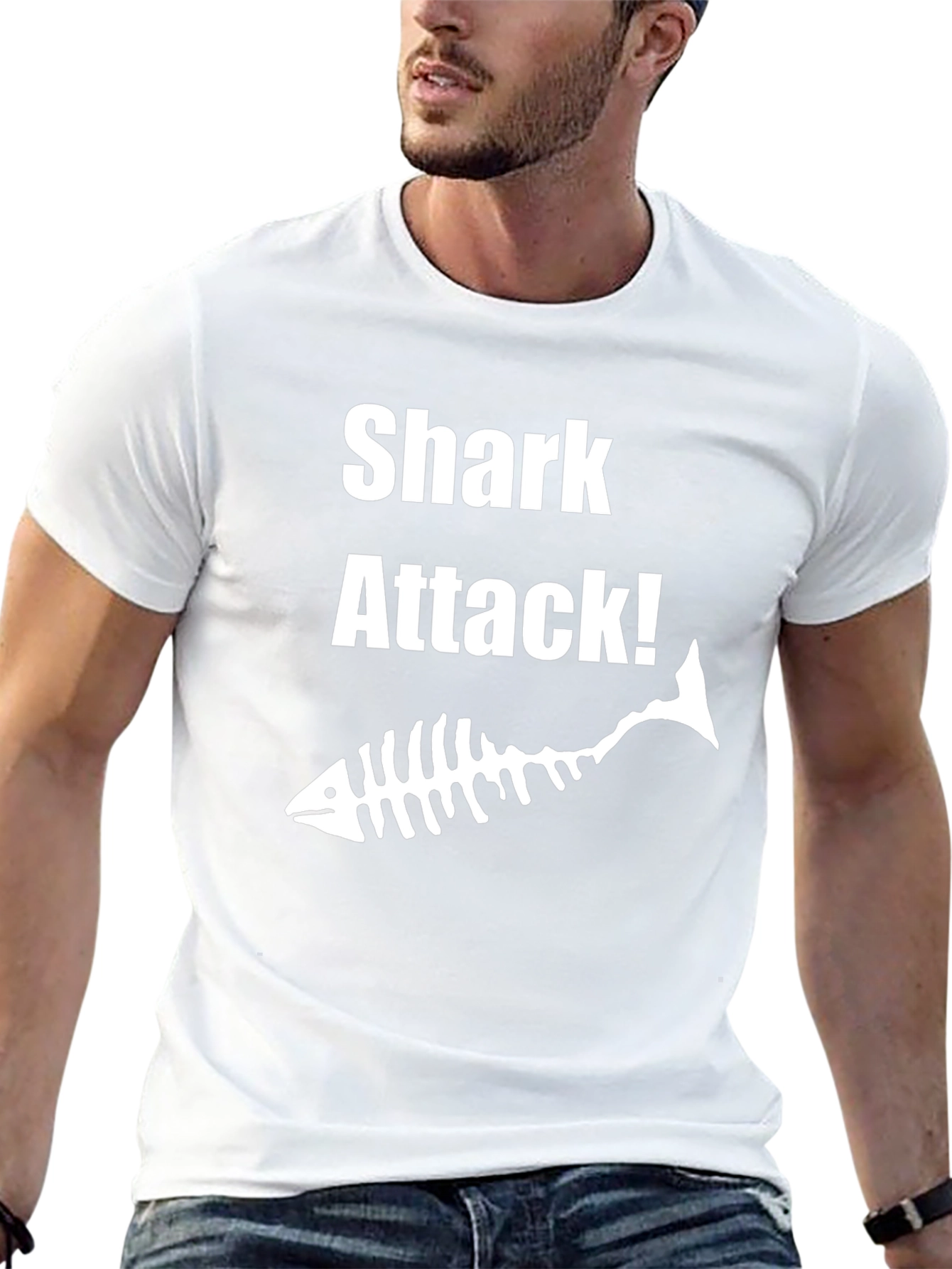 Shark Attack Graphic T-Shirt