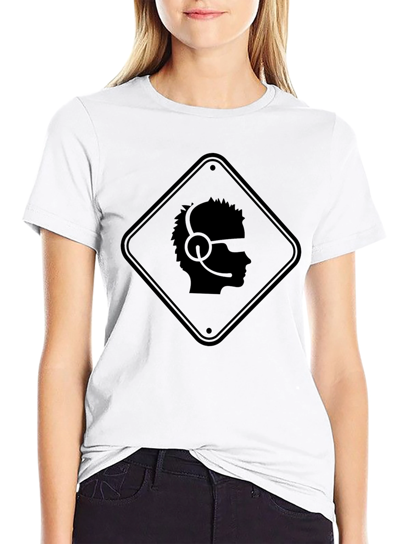 Gamer Profile T-Shirt - Caution Headset Zone Tee