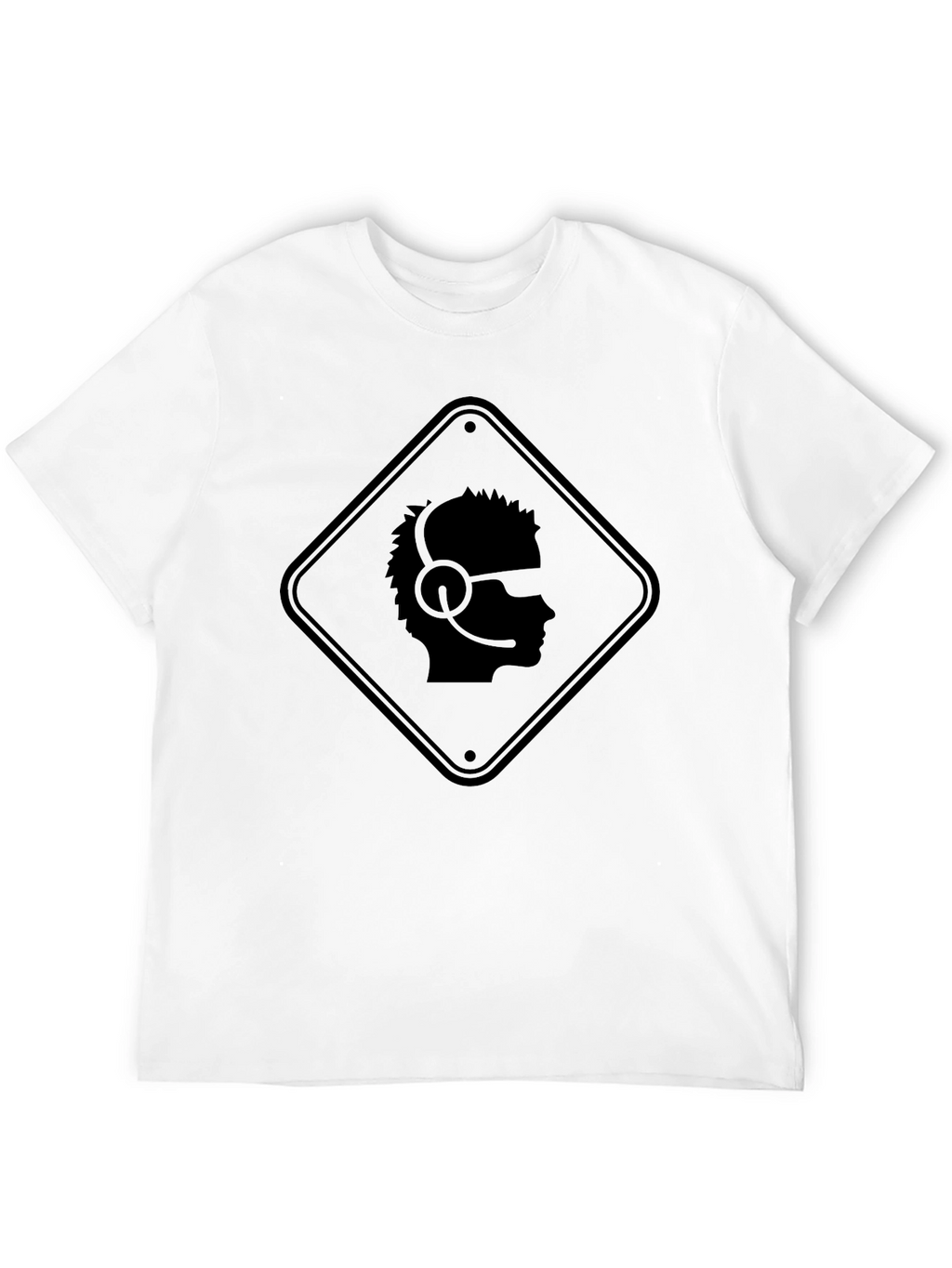 Gamer Profile T-Shirt - Caution Headset Zone Tee