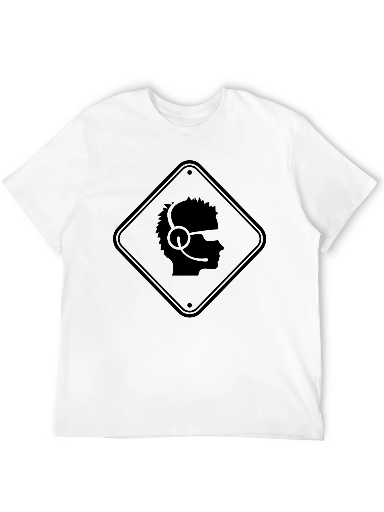 Gamer Profile T-Shirt - Caution Headset Zone Tee