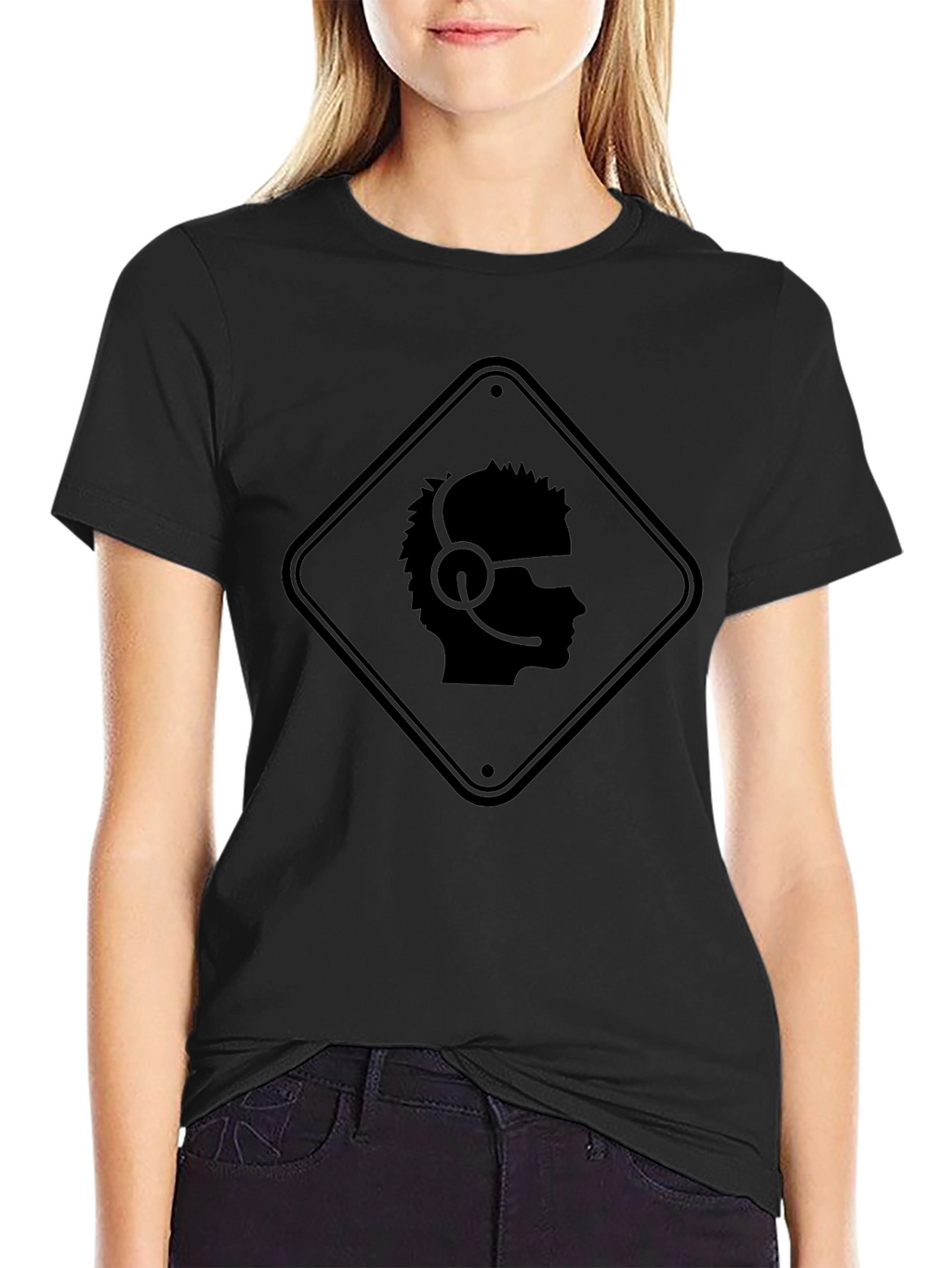 Gamer Profile T-Shirt - Caution Headset Zone Tee