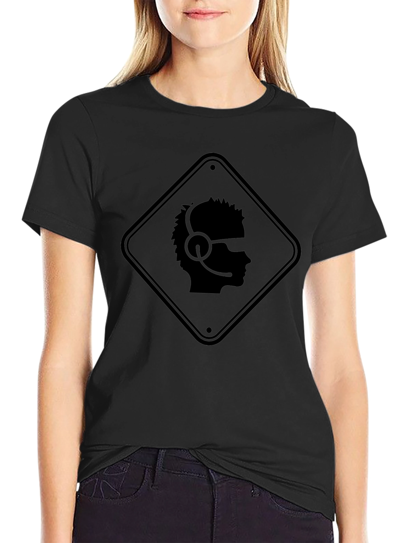Gamer Profile T-Shirt - Caution Headset Zone Tee